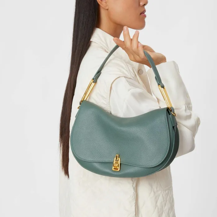 Coccinelle Top Handle Bag Magie Soft Medium Kale Green 8211 Women
