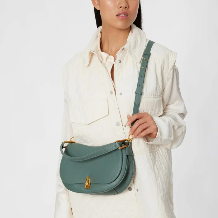 Coccinelle Top Handle Bag Magie Soft Medium Kale Green 8211 Women