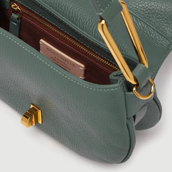 Coccinelle Top Handle Bag Magie Soft Mini Kale Green 8211 Women