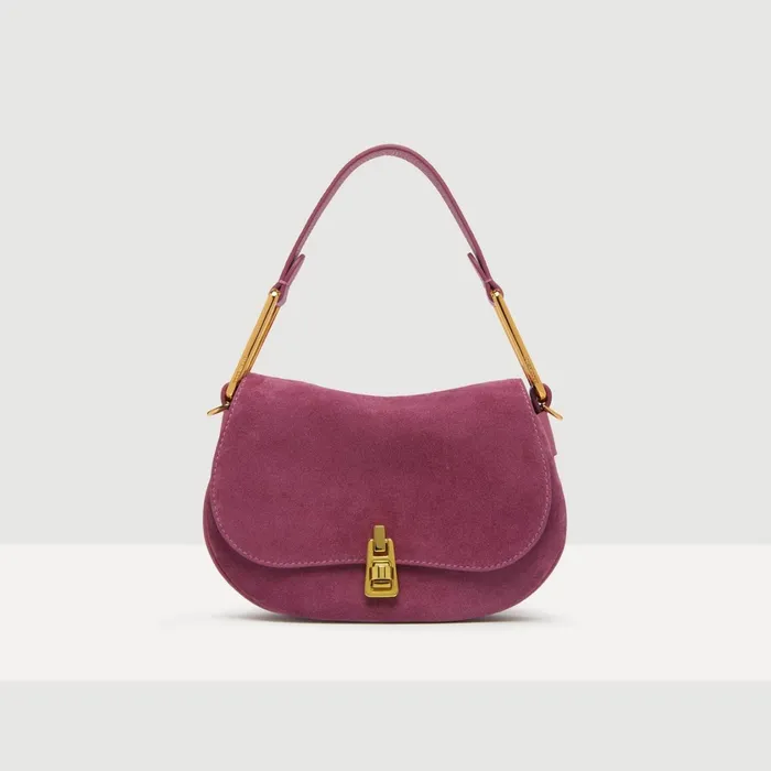 Coccinelle Top Handle Bag Magie Suede Bimaterial Mini Pulp Pink 8211 Women
