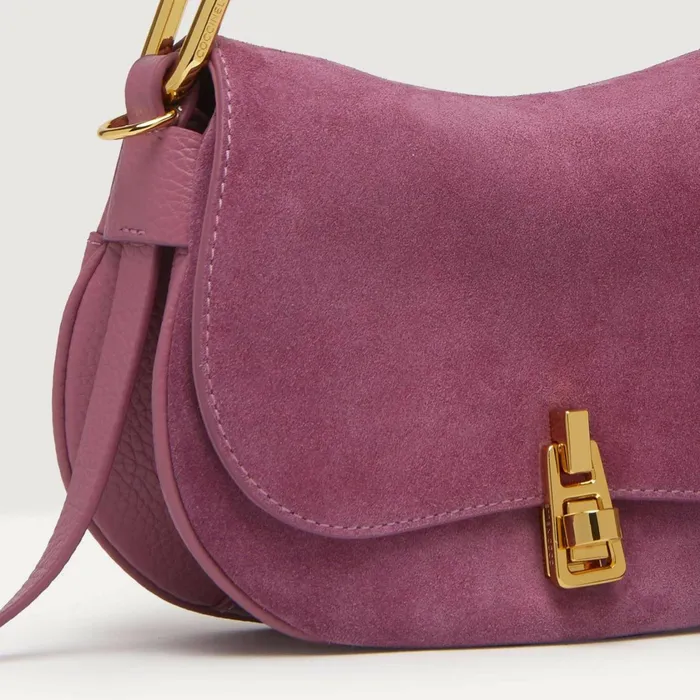 Coccinelle Top Handle Bag Magie Suede Bimaterial Mini Pulp Pink 8211 Women