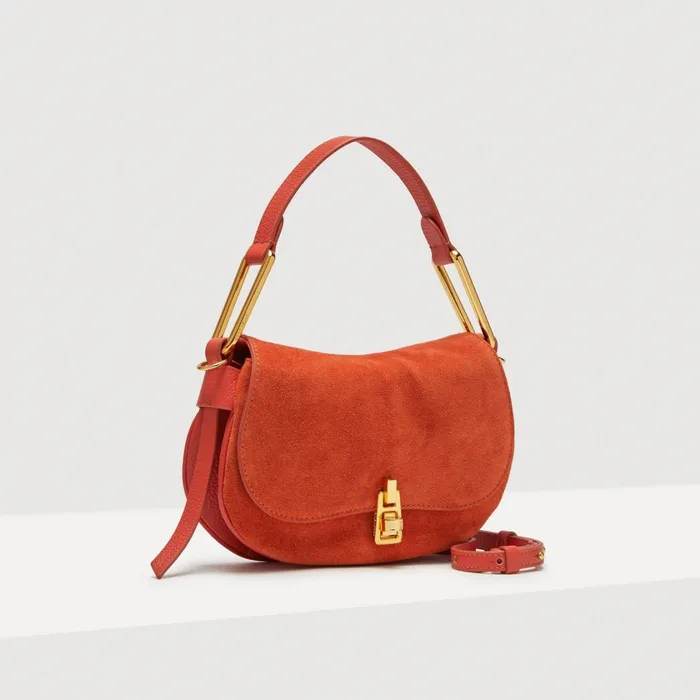 Coccinelle Top Handle Bag Magie Suede Bimaterial Mini Tangeritangeri 8211 Women