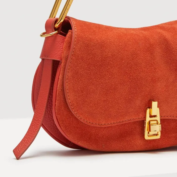 Coccinelle Top Handle Bag Magie Suede Bimaterial Mini Tangeritangeri 8211 Women