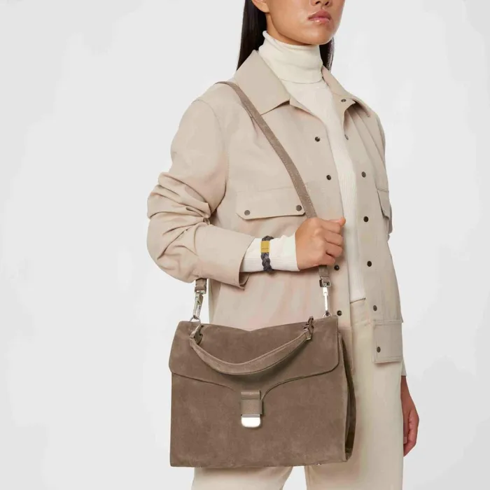 Coccinelle Top Handle Bag Neofirenze Suede Medium 8211 Women