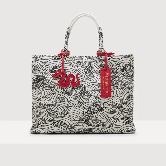 Coccinelle Top Handle Bag Never Without Bag Lunar Jacquard Medium Multi Brwhbw 8211 Women Coccinelle Top Handle Bag Never Without Bag Lunar Jacquard Medium Multi Brwhbw 8211 Women