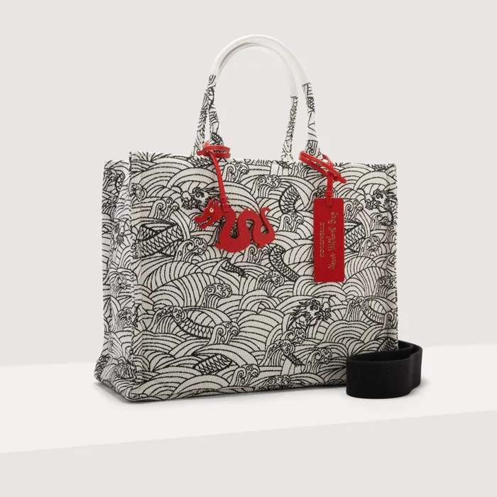 Coccinelle Top Handle Bag Never Without Bag Lunar Jacquard Medium Multi Brwhbw 8211 Women