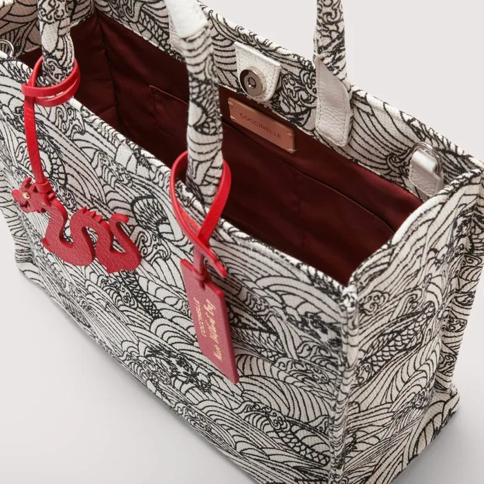Coccinelle Top Handle Bag Never Without Bag Lunar Jacquard Medium Multi Brwhbw 8211 Women