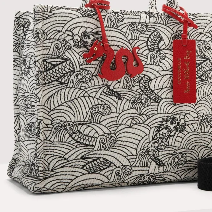 Coccinelle Top Handle Bag Never Without Bag Lunar Jacquard Medium Multi Brwhbw 8211 Women