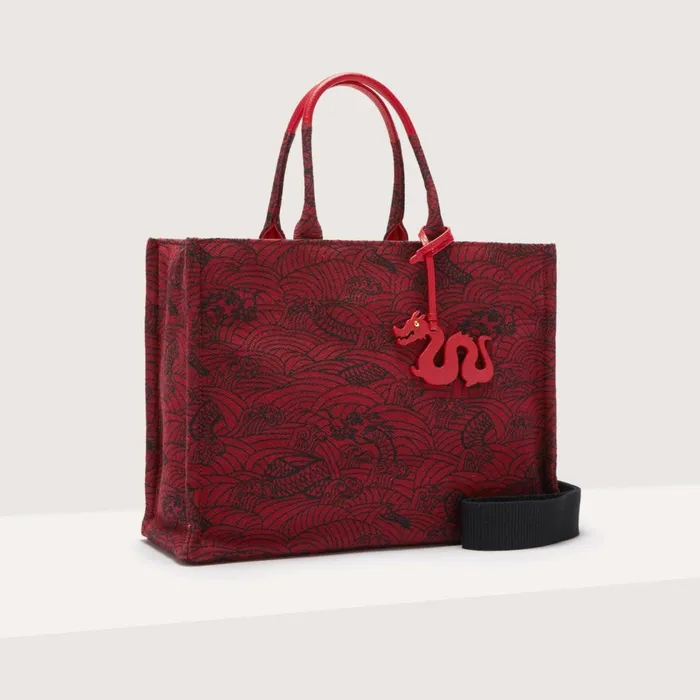 Coccinelle Top Handle Bag Never Without Bag Lunar Jacquard Medium Multi Rubyruby 8211 Women