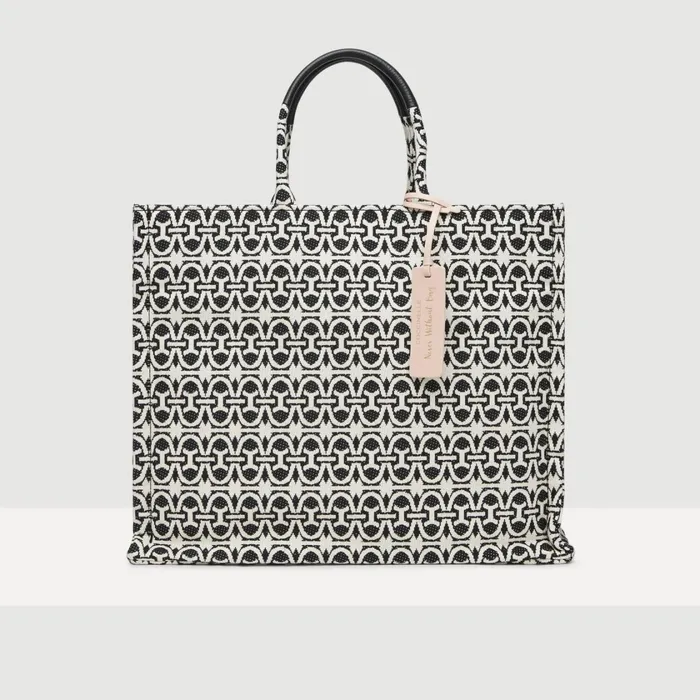 Coccinelle Top Handle Bag Never Without Bag Monogram Large Multi Noirnoir 8211 Women Coccinelle Top Handle Bag Never Without Bag Monogram Large Multi Noirnoir 8211 Women