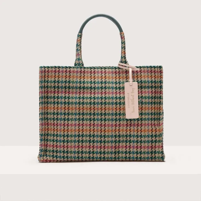 Coccinelle Top Handle Bag Never Without Bag Pied De Poule Large 8211 Women