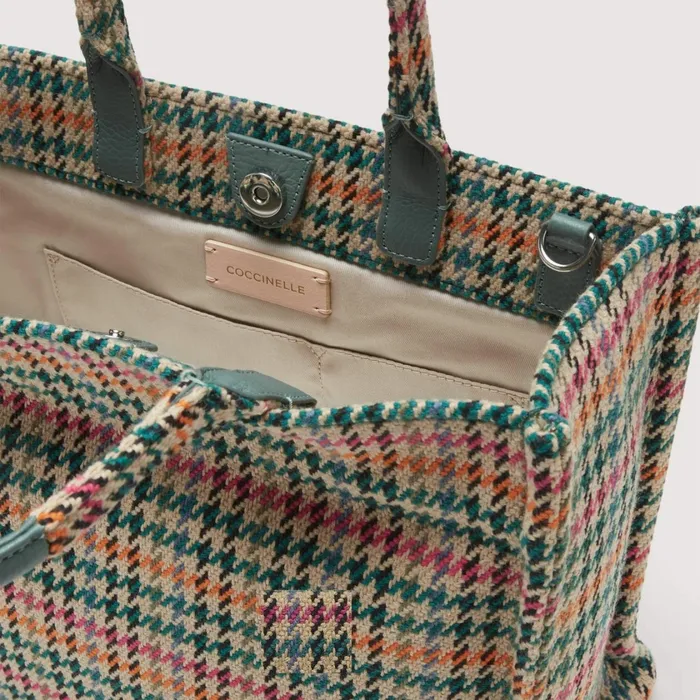 Coccinelle Top Handle Bag Never Without Bag Pied De Poule Large 8211 Women