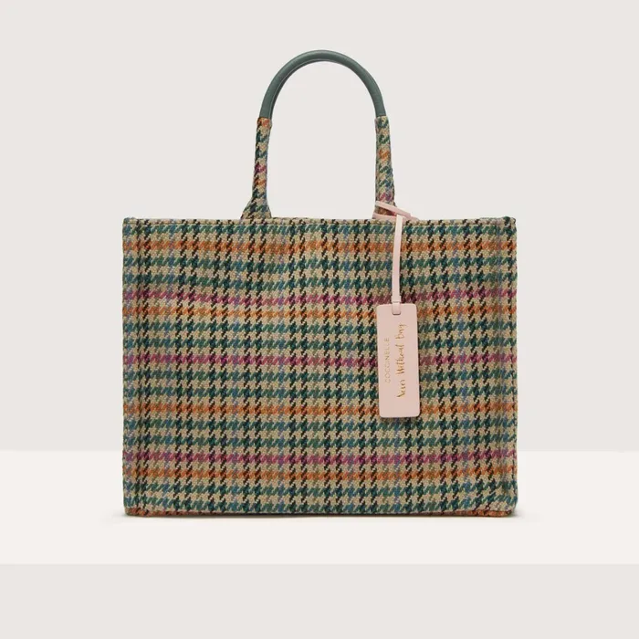 Coccinelle Top Handle Bag Never Without Bag Pied De Poule Medium 8211 Women