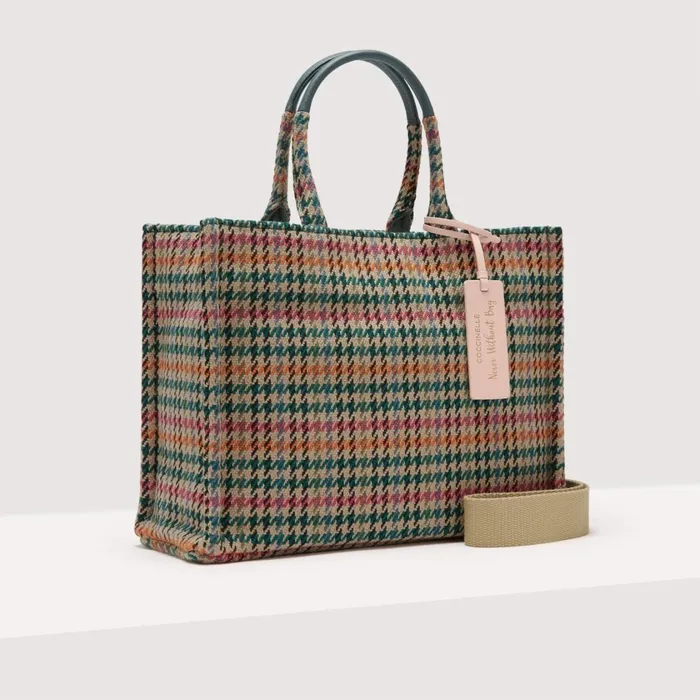 Coccinelle Top Handle Bag Never Without Bag Pied De Poule Medium 8211 Women