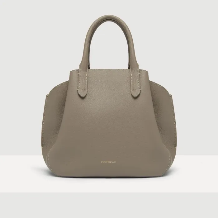 Coccinelle Top Handle Bag Softwear Small Warm Taupecoff 8211 Women