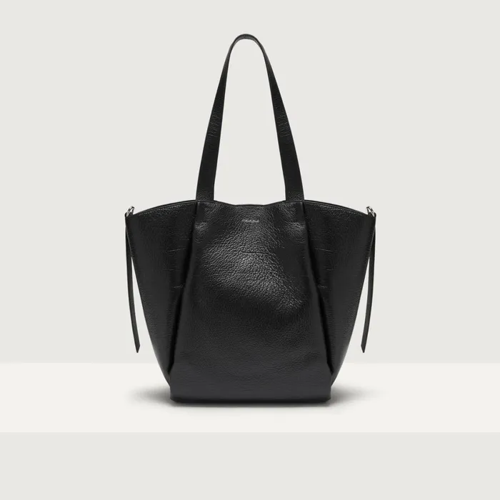 Coccinelle Tote Bags Boheme Shiny Goat Large Noir 8211 Women