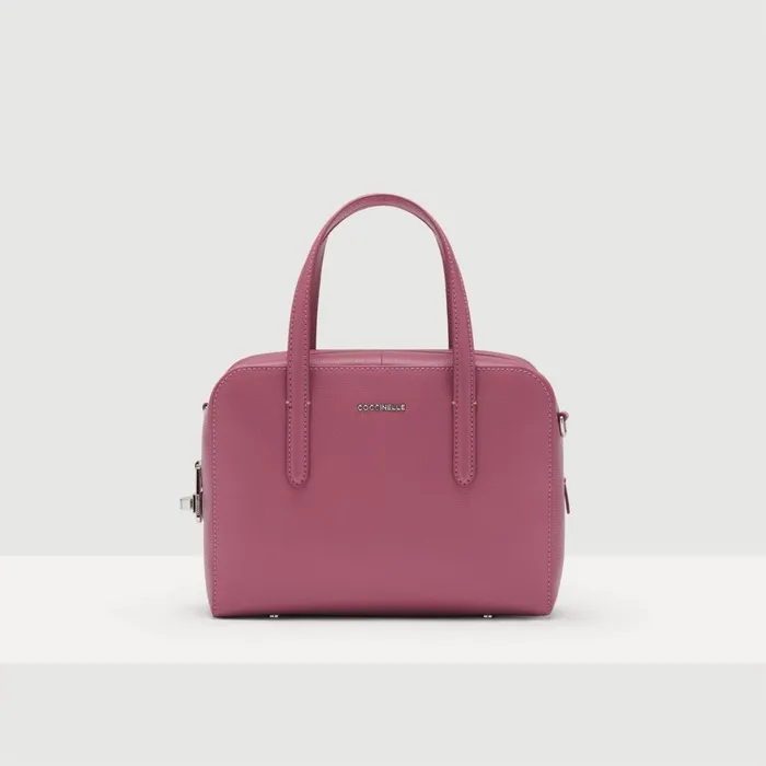 Coccinelle Tote Bags Swap Textured Small Pulp Pink 8211 Women