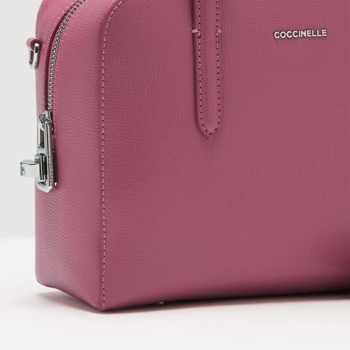 Coccinelle Tote Bags Swap Textured Small Pulp Pink 8211 Women