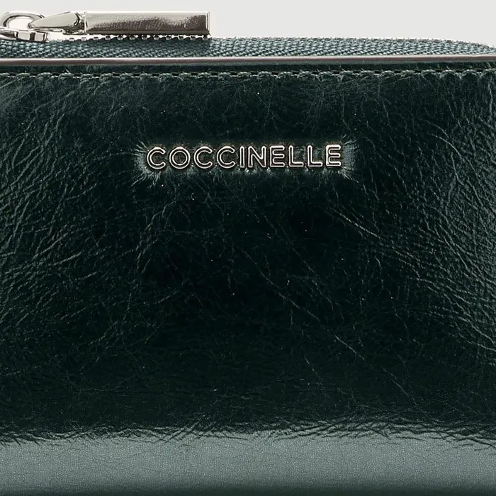 Coccinelle Wallets and Small Leather Goods Metallic Pepita Kale Green 8211 Women