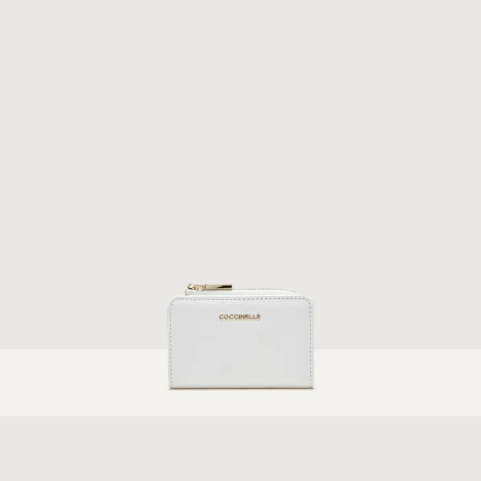 Coccinelle Wallets and Small Leather Goods Metallic Soft Brillant White 8211 Women Coccinelle Wallets and Small Leather Goods Metallic Soft Brillant White 8211 Women