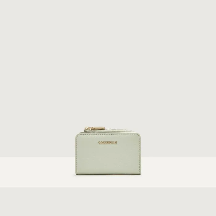 Coccinelle Wallets and Small Leather Goods Metallic Soft Celadgrcelgr 8211 Women Coccinelle Wallets and Small Leather Goods Metallic Soft Celadgrcelgr 8211 Women