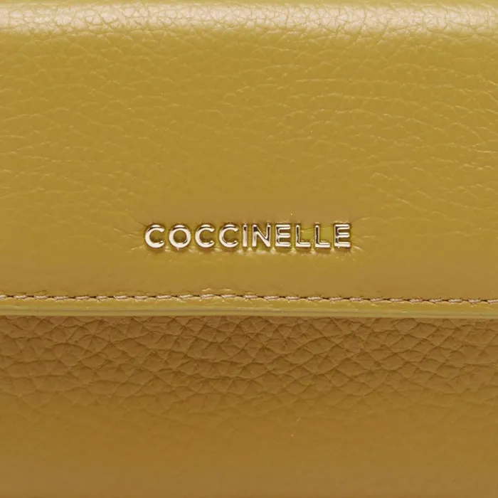 Coccinelle Wallets and Small Leather Goods Metallic Soft Citronella 8211 Women