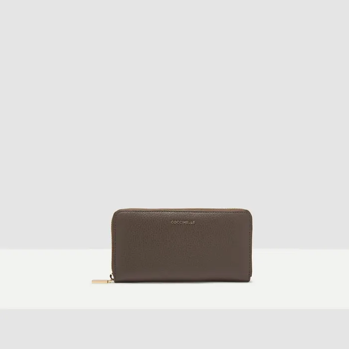 Coccinelle Wallets and Small Leather Goods Metallic Soft Coffeecoffee 8211 Women Coccinelle Wallets and Small Leather Goods Metallic Soft Coffeecoffee 8211 Women