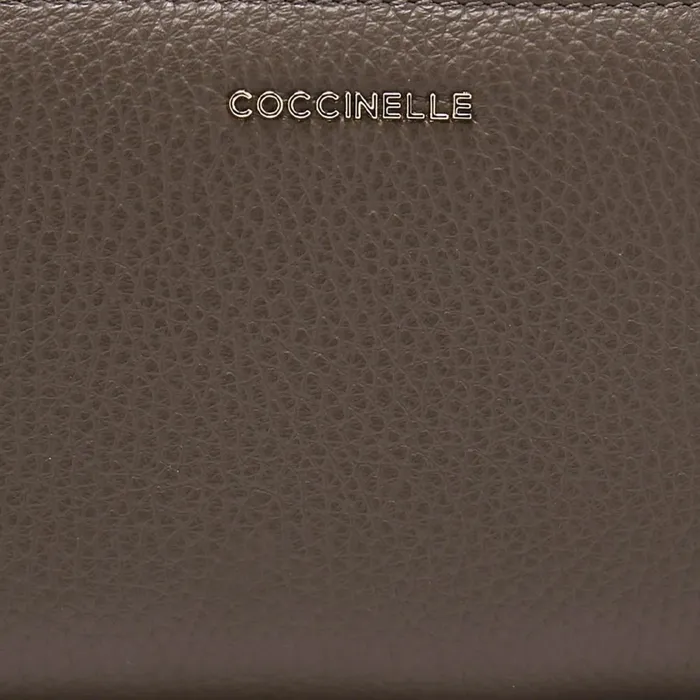 Coccinelle Wallets and Small Leather Goods Metallic Soft Coffeecoffee 8211 Women
