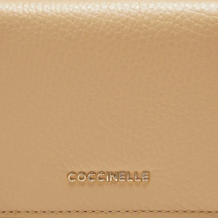 Coccinelle Wallets and Small Leather Goods Metallic Soft Fresh Beige 8211 Women