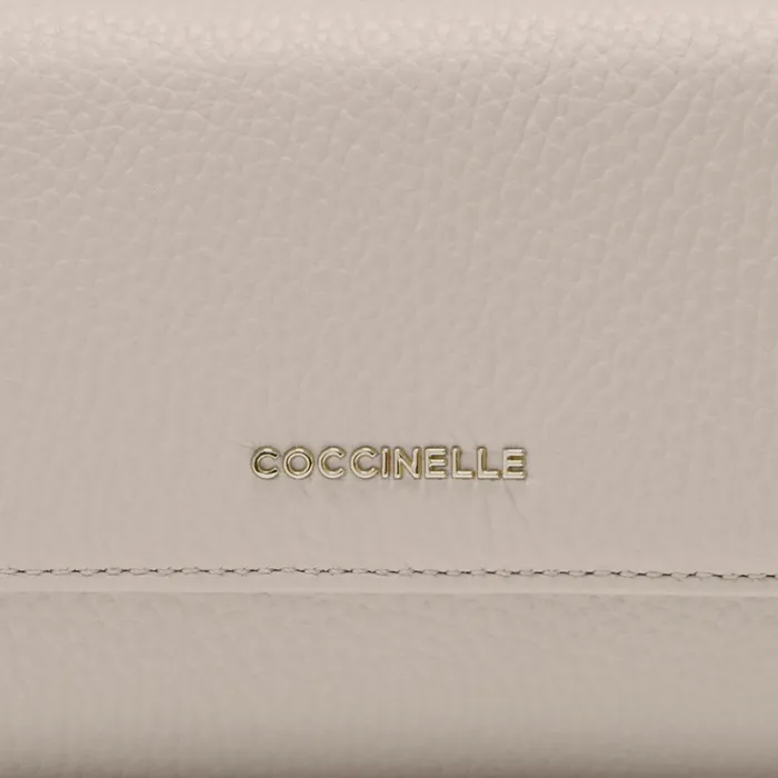 Coccinelle Wallets and Small Leather Goods Metallic Soft Light Grey 8211 Women