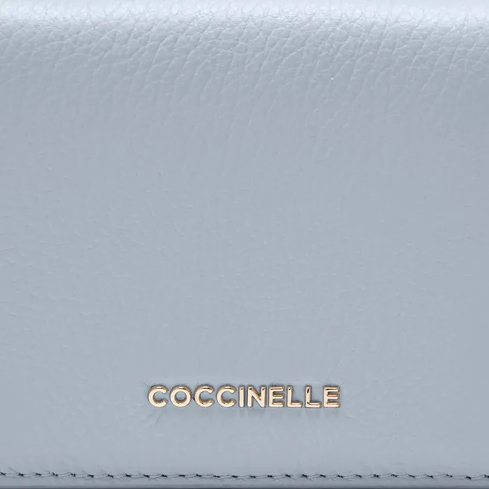 Coccinelle Wallets and Small Leather Goods Metallic Soft Mist Blue 8211 Women