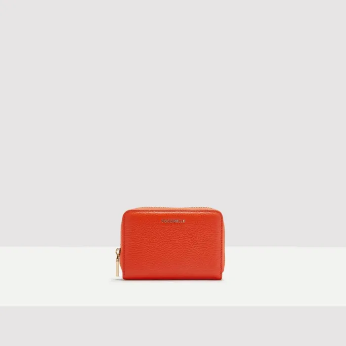 Coccinelle Wallets and Small Leather Goods Metallic Soft Tangeritangeri 8211 Women Coccinelle Wallets and Small Leather Goods Metallic Soft Tangeritangeri 8211 Women