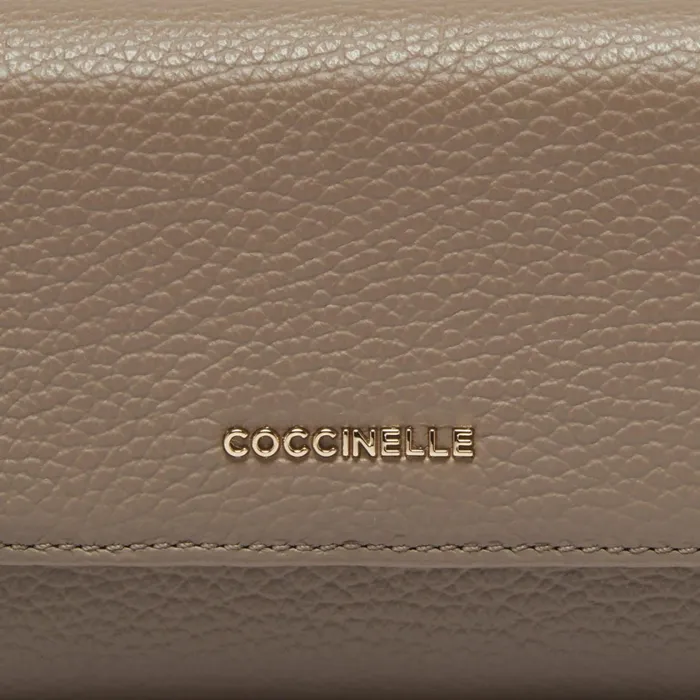 Coccinelle Wallets and Small Leather Goods Metallic Soft Warm Taupe 8211 Women