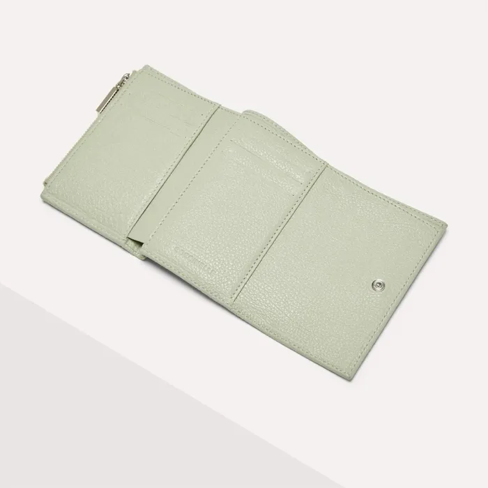 Coccinelle Wallets and Small Leather Goods Myrine Shiny Goat Celadon Green 8211 Women