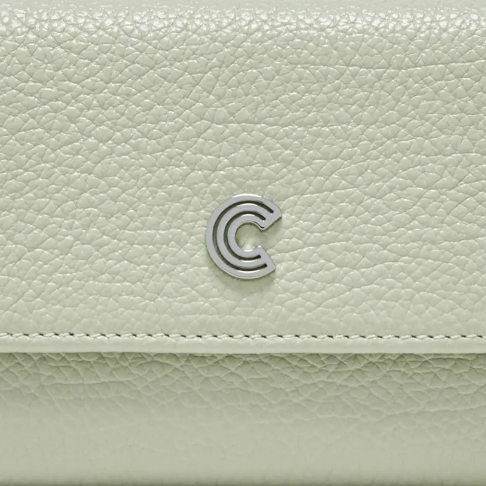 Coccinelle Wallets and Small Leather Goods Myrine Shiny Goat Celadon Green 8211 Women
