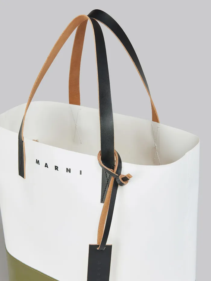 Colourblock Shopping Bag WomenMen Marni Tote Bags