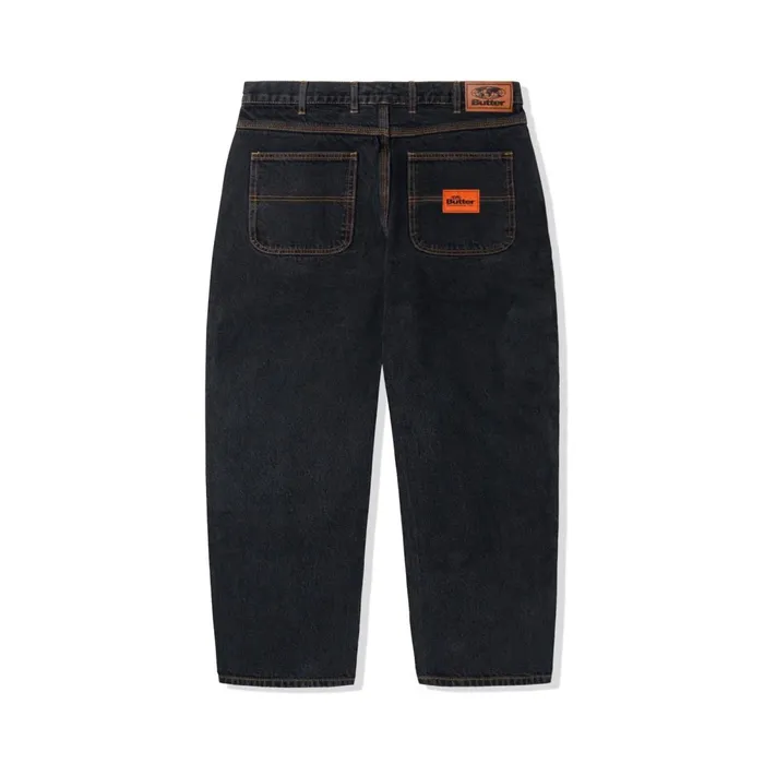 Core Denim Men Butter Goods Santosuosso Denim Jeans Washed Black Core Denim Men Butter Goods Santosuosso Denim Jeans Washed Black