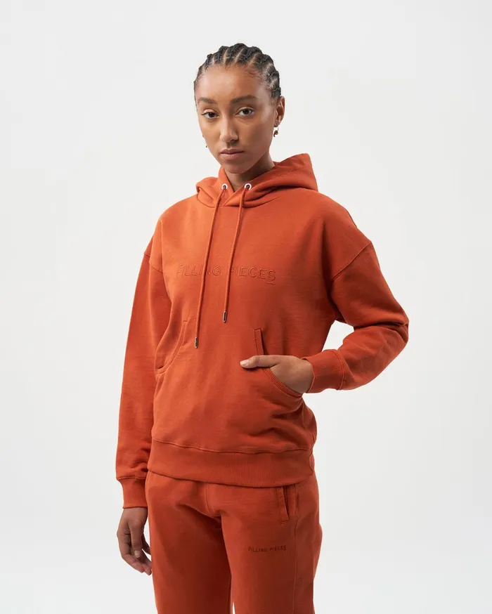 Core Female Hoodie Potters Clay Orange Women Filling Pieces Hoodies and Sweatshirts