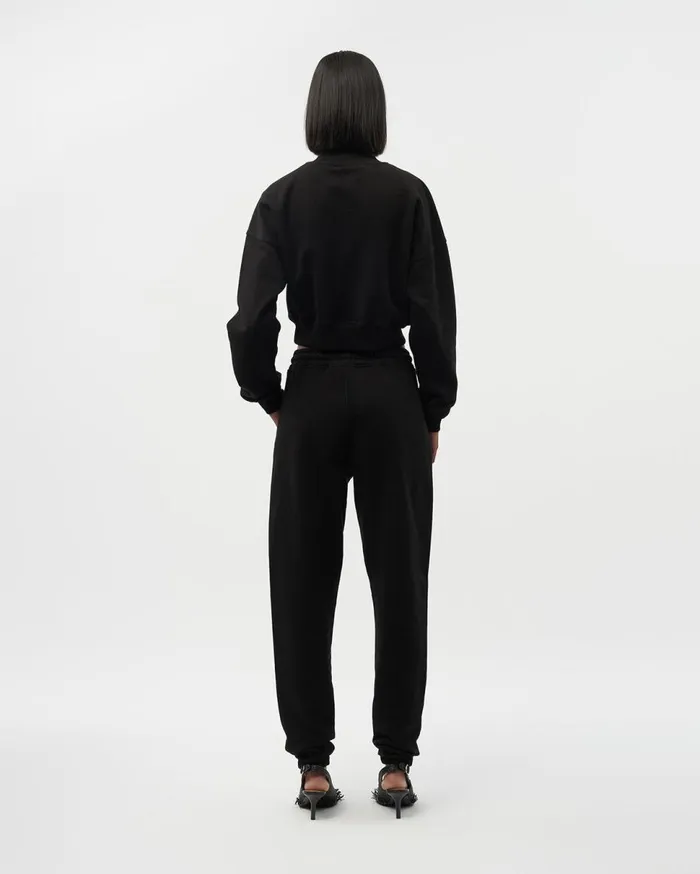 Core Female Sweat Pants Black Women Filling Pieces Pants and Shorts
