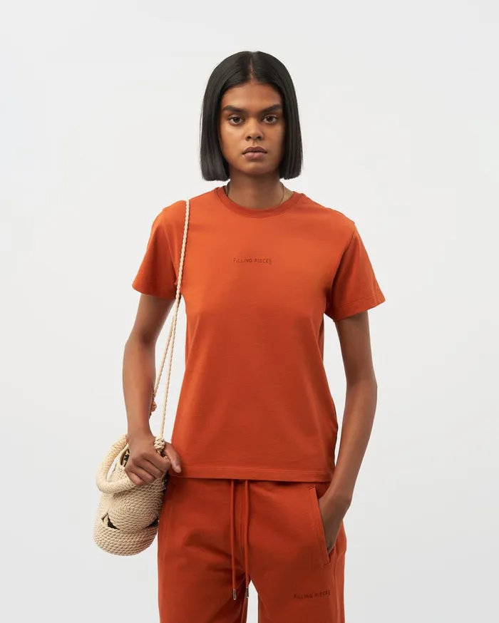 Core Female Tee Potters Clay Orange Women Filling Pieces TShirts and Shirts