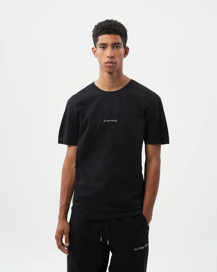 Core Tee Slim Fit Black WomenMen Filling Pieces TShirts and Shirts
