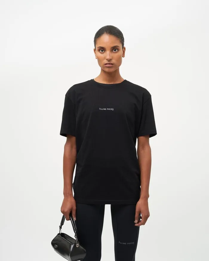 Core Tee Slim Fit Black WomenMen Filling Pieces TShirts and Shirts