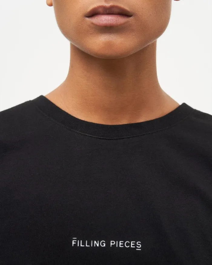 Core Tee Slim Fit Black WomenMen Filling Pieces TShirts and Shirts