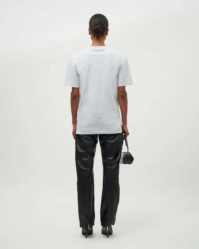 Core Tee Slim Fit Melange Grey Men Filling Pieces TShirts and Shirts