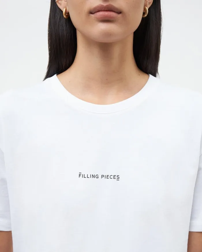 Core Tee Slim Fit White MenWomen Filling Pieces TShirts and Shirts