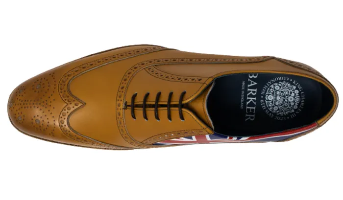 Coronation Valiant 8211 Cedar Mens Barker Shoes Brogues