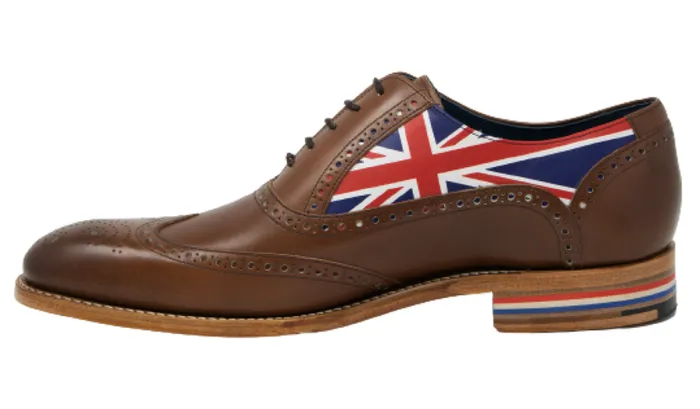 Coronation Valiant 8211 Walnut Mens Barker Shoes Brogues