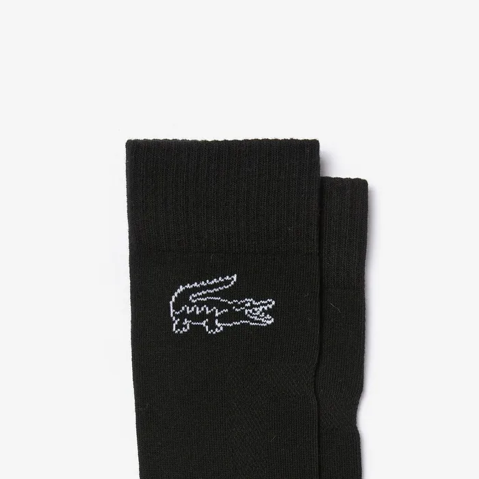 Cotton Blend Sock 2Pack Grey ChineBlackWhiteGreen Mens Lacoste Socks Gift 4 You