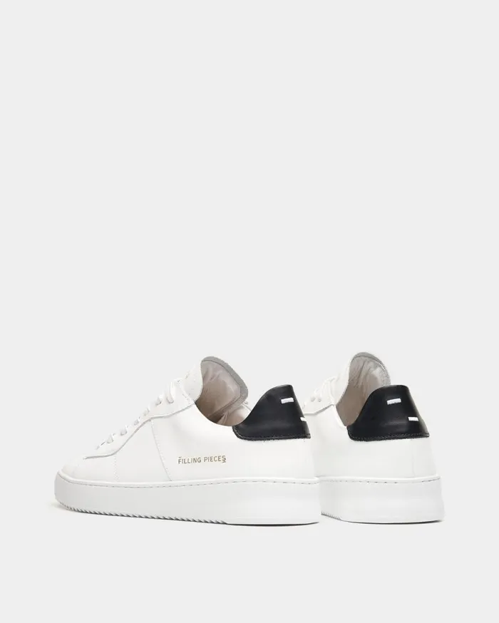 Court Bianco Black WomenMen Filling Pieces Sneakers