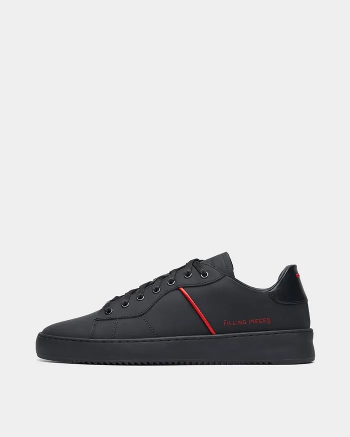 Court Fade Red Black Men Filling Pieces Sneakers